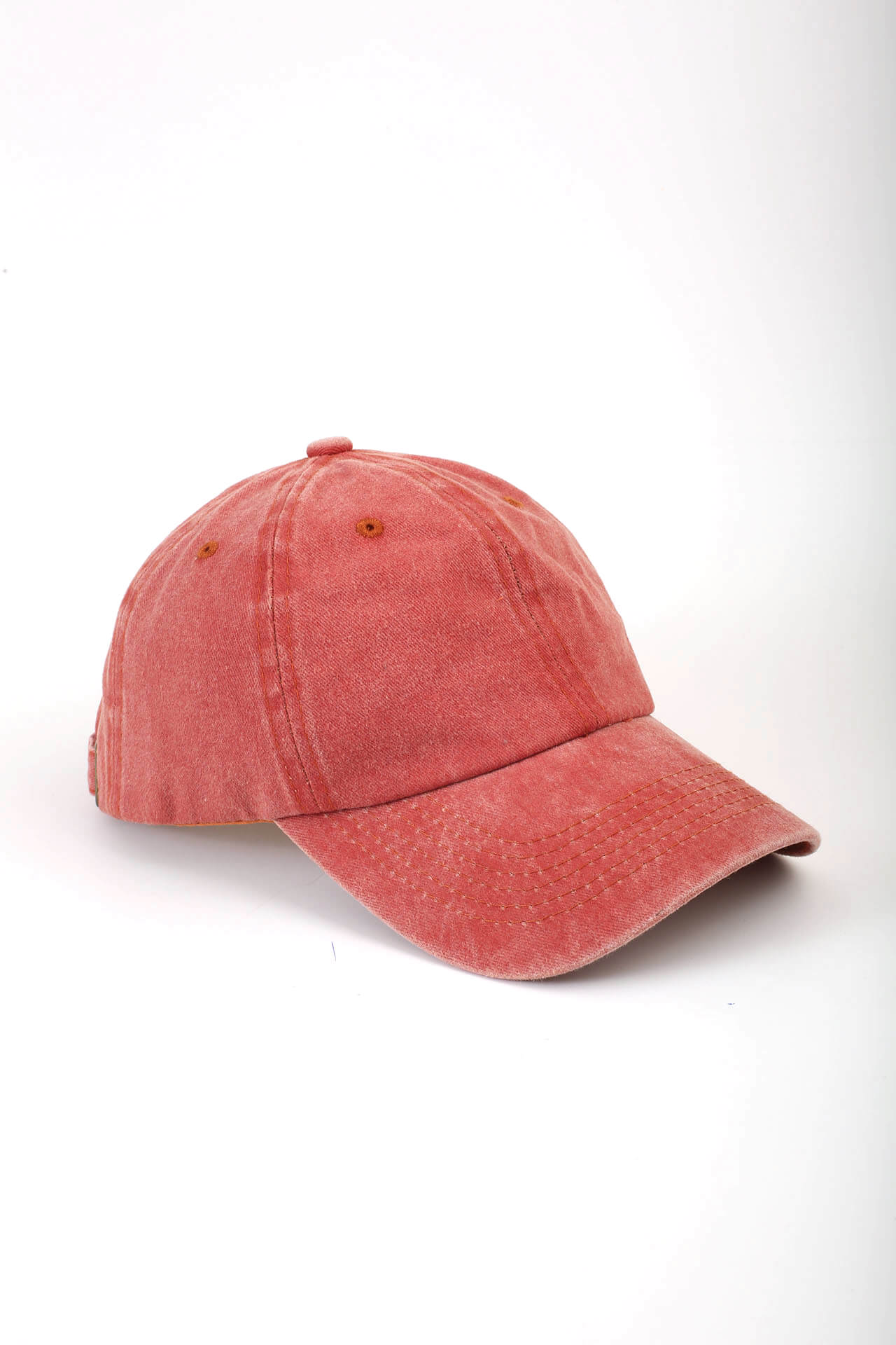 Vintage Yıkmalı Şapka Turuncu