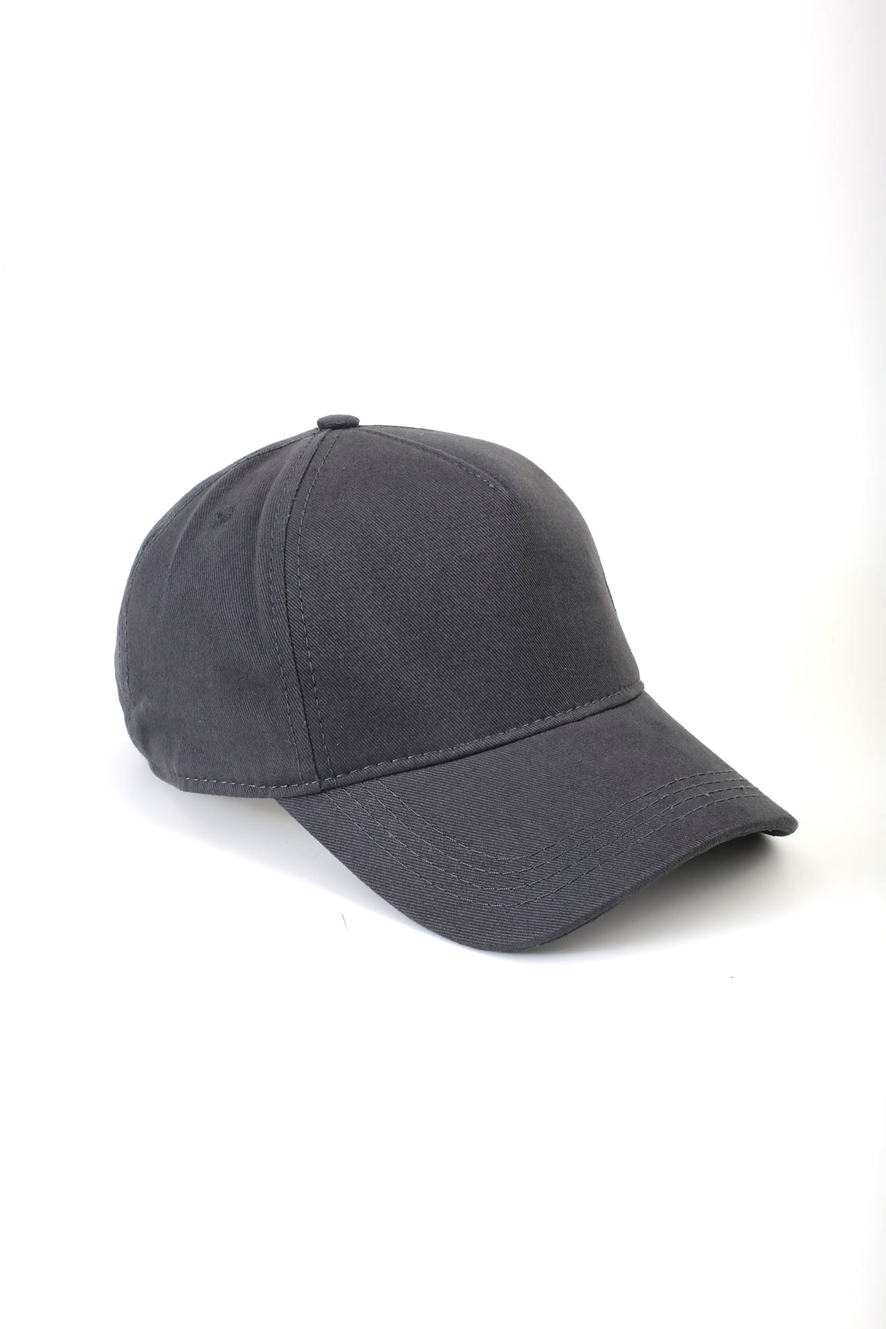 Gabardin Pamuk 5 Panel Şapka Antrasit 