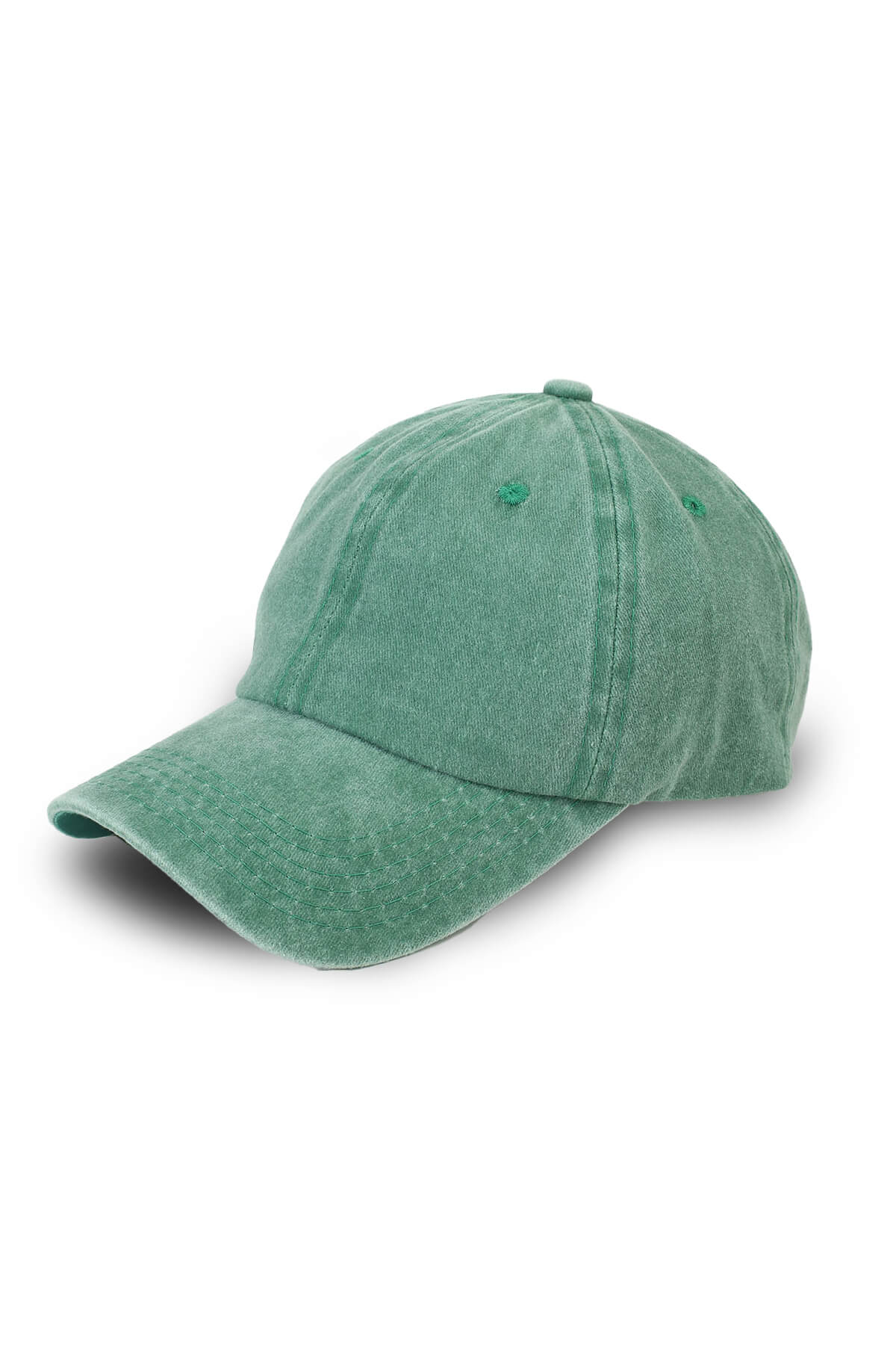 Vintage Yıkamalı Şapka Yeşil