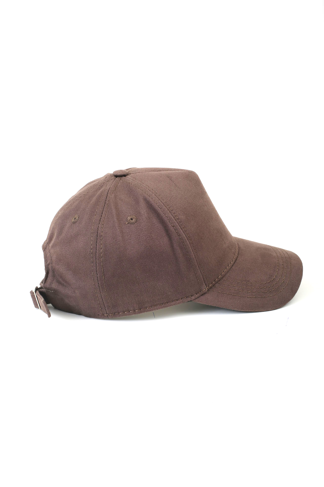 Gabardin Pamuk 5 Panel Şapka Kahve