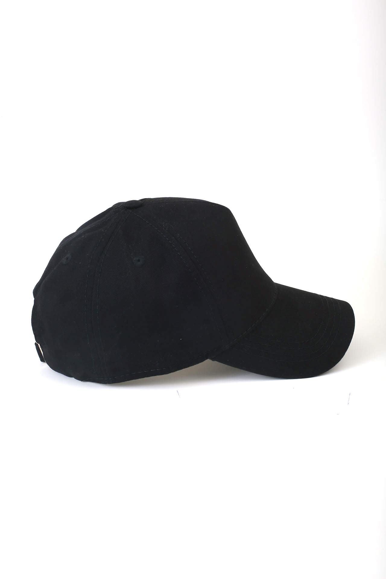 Gabardin Pamuk 5 Panel Şapka Siyah