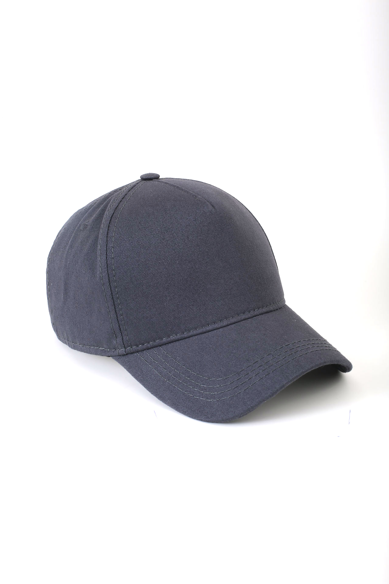Gabardin Pamuk 5 Panel Şapka Gri