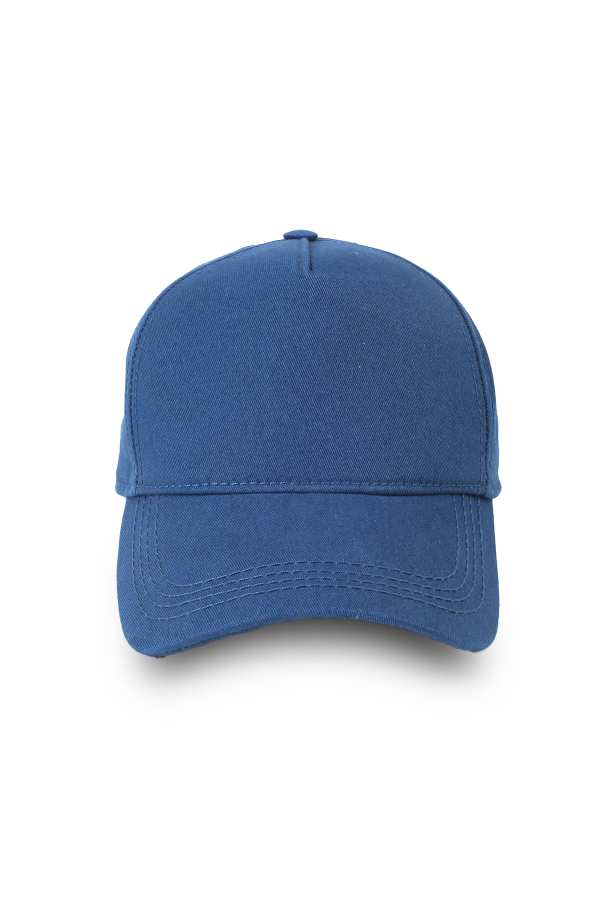 Gabardin Pamuk 5 Panel Şapka Mavi
