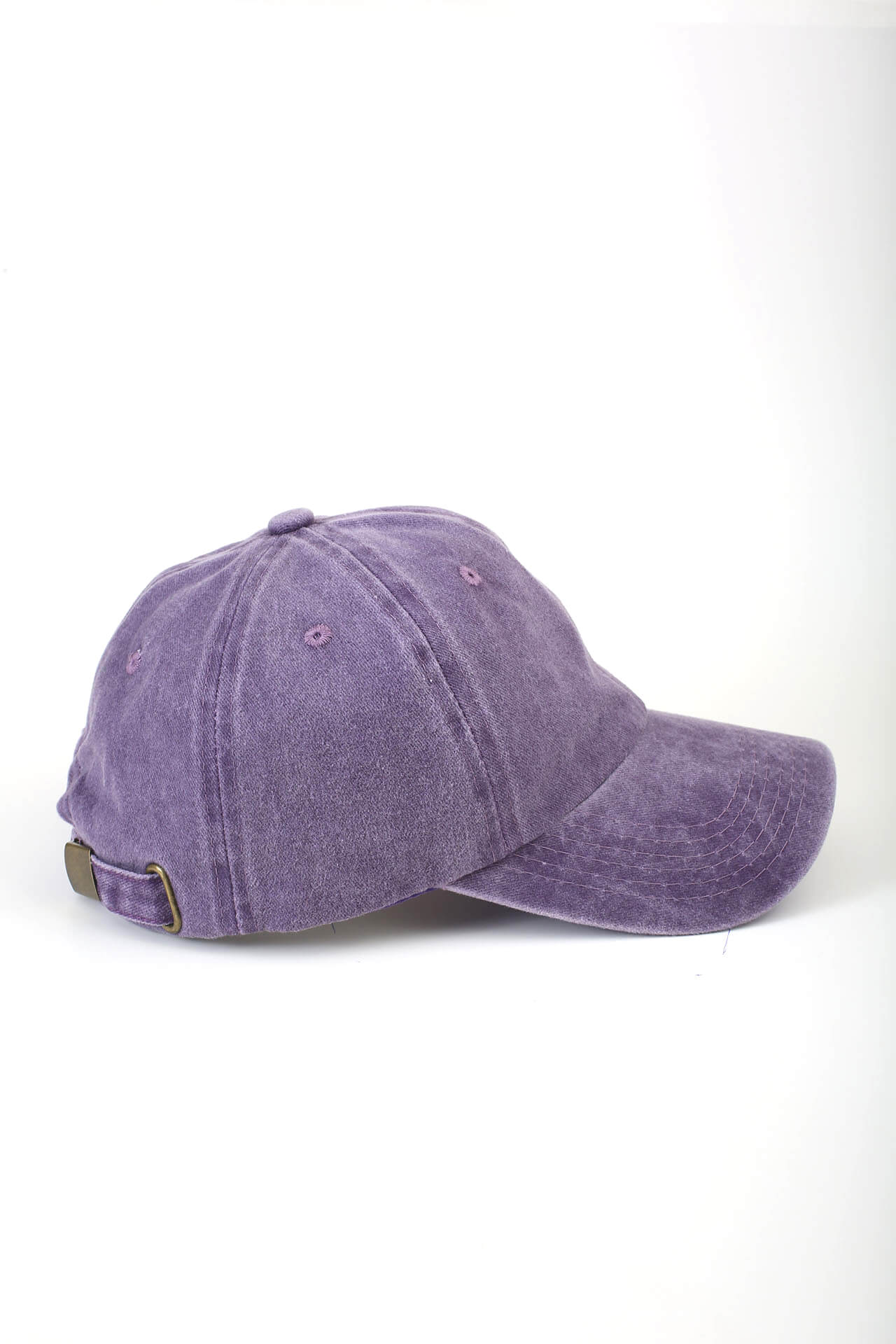 Vintage Yıkamalı Şapka Mor