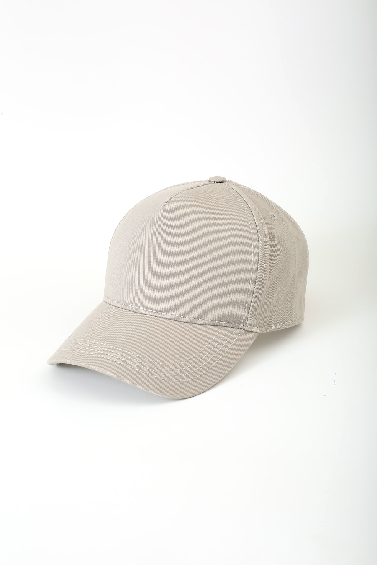 Gabardin Pamuk 5 Panel Şapka Krem