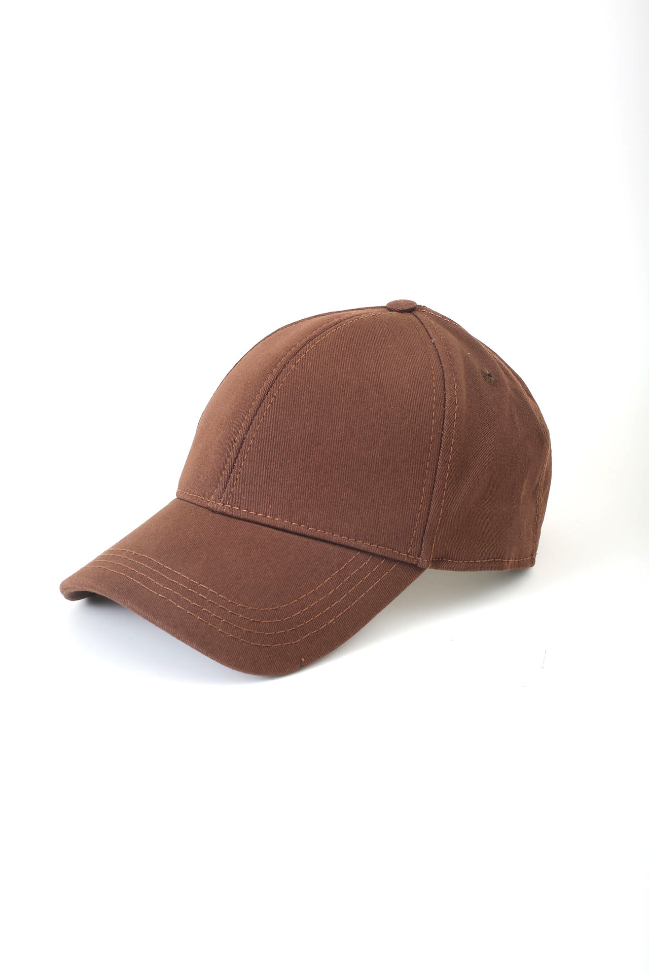 Gabardin Basic 6 Panel Pamuk Şapka Kahverengi