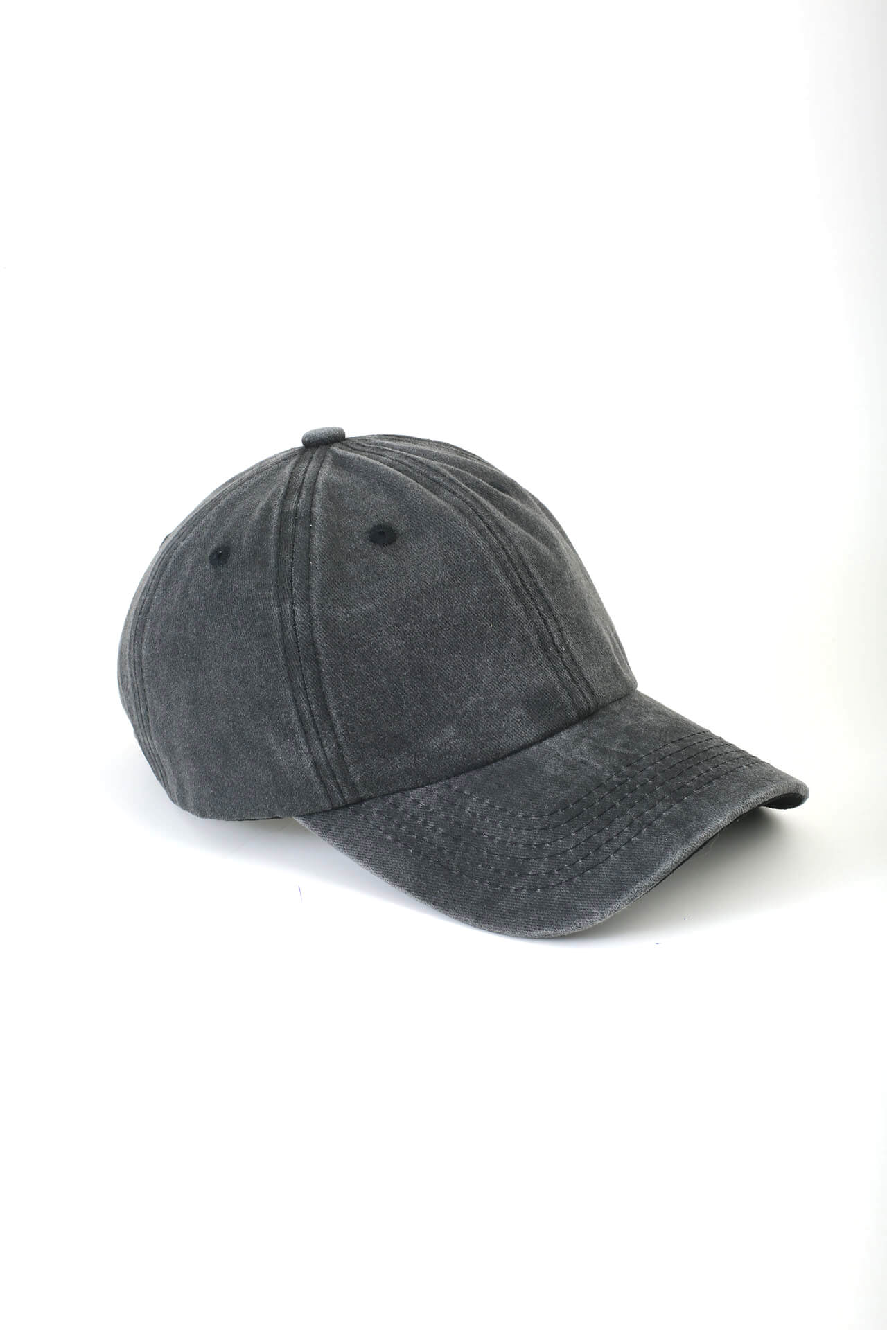 Vintage Yıkamalı Şapka Siyah