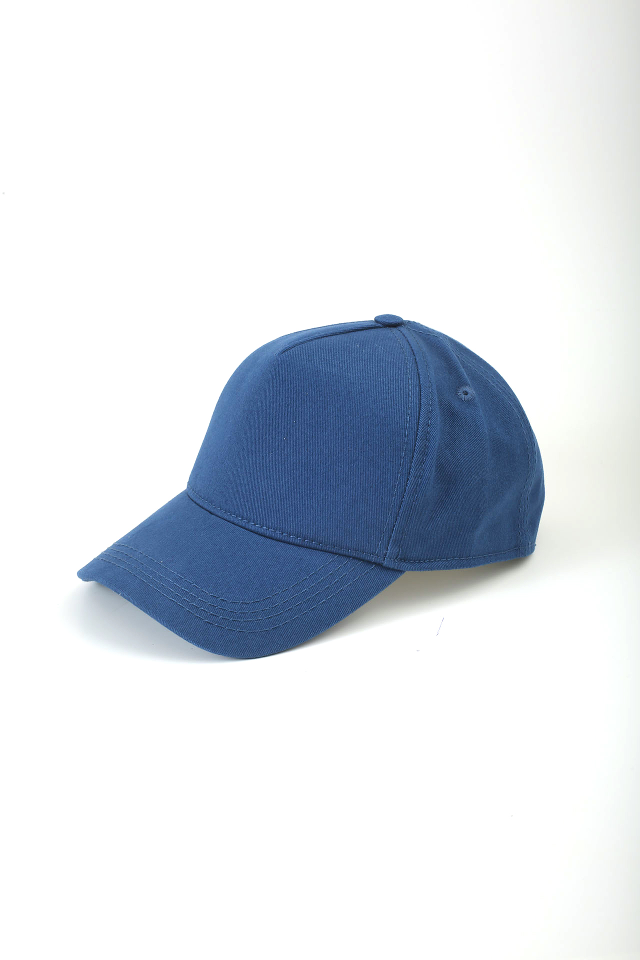 Gabardin Pamuk 5 Panel Şapka Mavi