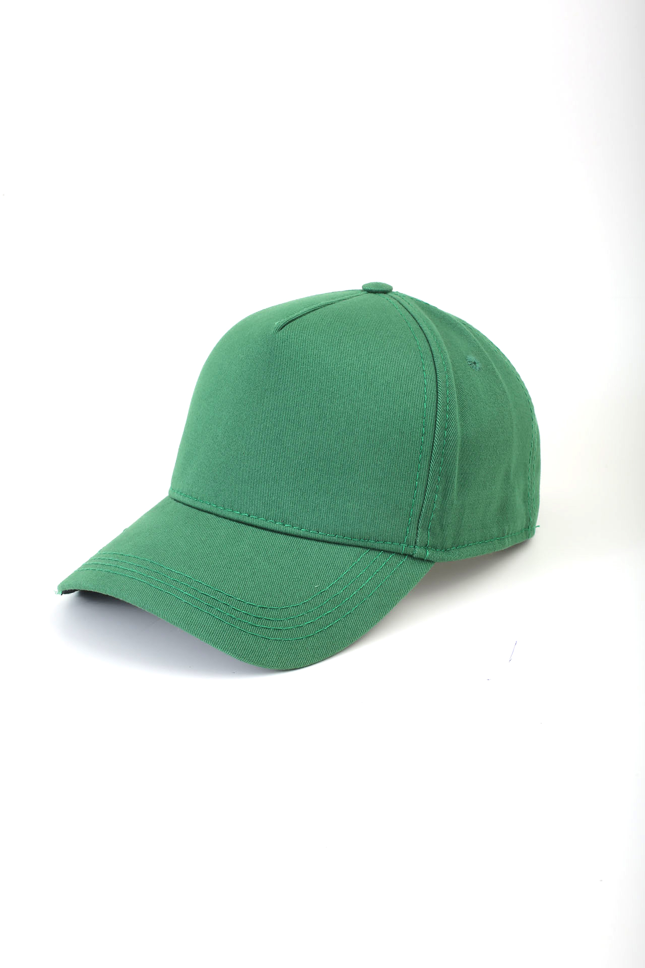 Gabardin Pamuk 5 Panel Şapka Çimen Yeşil