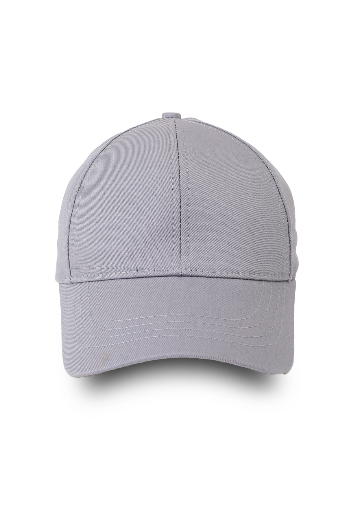 Gabardin Basic 6 Panel Pamuk Şapka Açık Gri