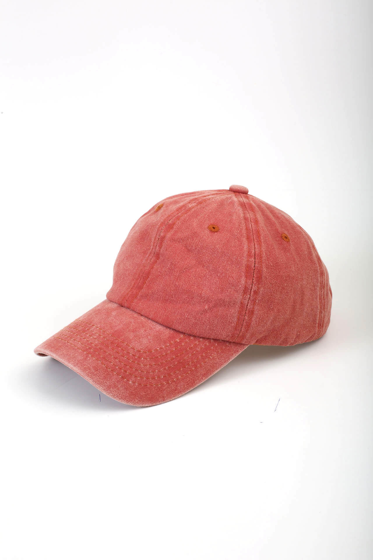 Vintage Yıkmalı Şapka Turuncu