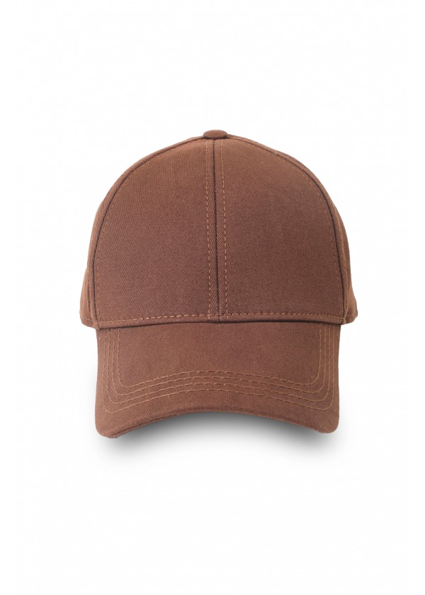 Gabardin Basic 6 Panel Pamuk Şapka Kahverengi