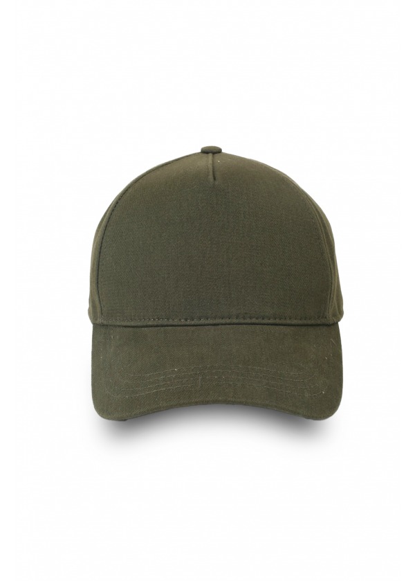 Gabardin Pamuk 5 Panel Şapka Haki