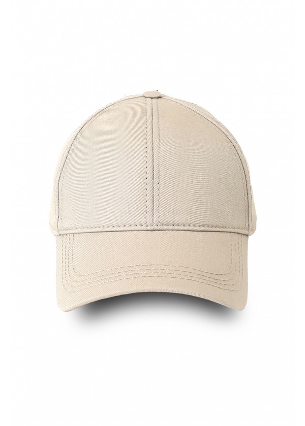Gabardin Basic 6 Panel Pamuk Şapka Bej